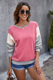 Colorblock Pullover Sweatshirt