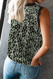 V Neck Lace Trim Floral Tank