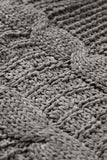 Chunky Knit Solid Cardigan with Pocket