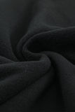 Turn-down Collar Long Sleeve Zipper Fleece Pullover Sweatshirt