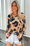 Print Long Sleeve Loose Top