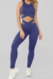 Crisscross Sports Bra and Leggings Set