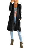 Slouchy Pocketed Knit Longline Cardigan