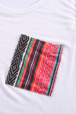 Casual Women Tank Top with Multicolor Pocket