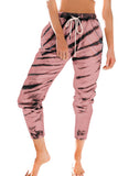 Pocketed Tie-dye Print Joggers
