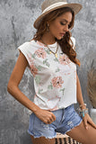 Palm Leaves Crew Neck Tank