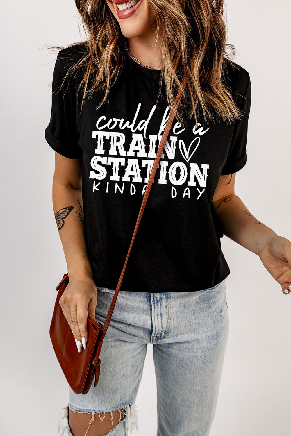 Could be a TRAIN STATION KINDA DAY Graphic Tee