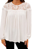 Lace Detail Long Sleeve Top