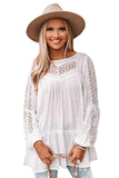 French Fling Lace Tunic Top