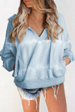 Cotton Pocketed Tie-dye Hoodie