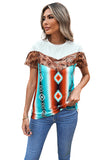 Western Tribal Fashion Crew Neck T-shirt