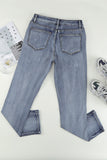 Bleach Splatter Boyfriend Straight Jeans