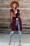 Cotton-blend Pocketed Colorblock Cardigan
