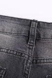 High Waist Ankle-Length Skinny Jeans