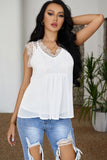 From A Dream Lace Tank Top with Vest