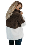 Zip Neck Oversize Fluffy Fleece Pullover