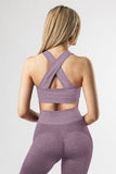 Criss Cross Bra and High Waist Leggings Sports Wear