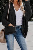Chunky Knit Solid Cardigan with Pocket