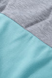 Colorblock Thumbhole Sleeved Sweatshirt