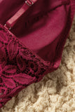 Deep V Lace Bralette Crop Top