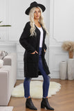 Textured Cable Knit Cardigan