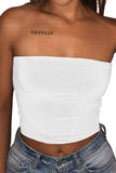 Strapless Tube Crop Top