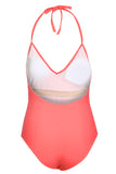 Mesh Patchwork One-piece Swimsuit