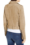 Suede Moto Jacket