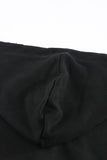 Snap Button Pullover Hoodie with Pocket