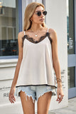 Eyelash Lace Trim Cami Tank