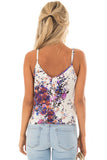 Summer Sleeveless V Neck Spaghetti Straps Vest