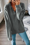 Zip Collar Sweatshirt