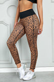 Mocha Leopard Print Active Leggings