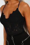 Lace Panelled Bodysuit