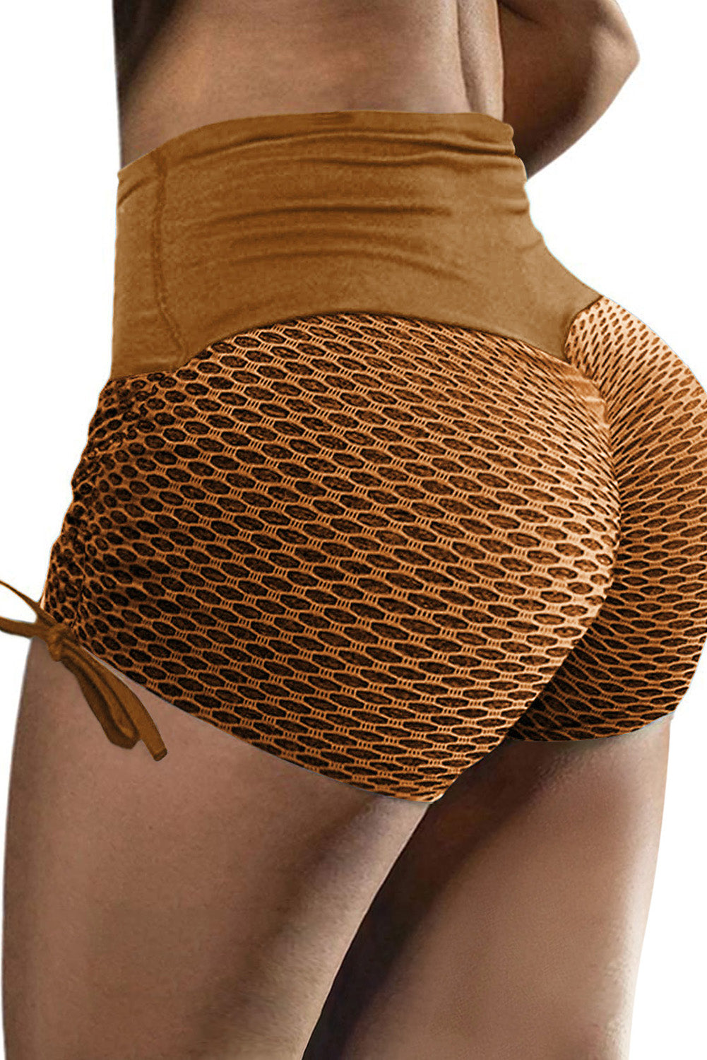 Side Drawstring Anti Cellulite High Waist Scrunch Butt Lift Shorts – ALELLY