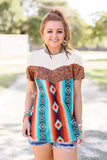 Western Tribal Fashion Crew Neck T-shirt