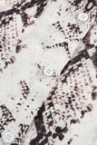 Python Print Short Sleeve Shirt    Leopard Print Short Sleeve Shirt