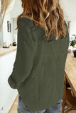 Textured Solid Color Basic Shirt
