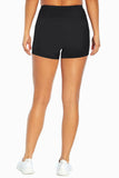 Mesh Cutout Patchwork Swim Shorts