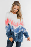 Ombre Tie Dye Pullover Top