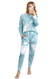 Multicolor Tie-dye Loungewear Set