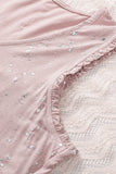 Foil Splatter Drops Ruffled Flowy Tank