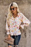 Cakewalk Floral Smocked Blouse