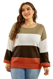Pullover Colorblock Winter Sweater