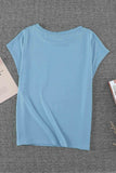 Pocketed Tee with Side Slits