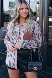 Pink Himalayan Plush Animal Print Shirt