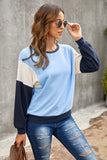 Colorblock Pullover Sweatshirt