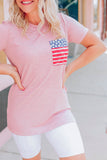 Only In America Pocket Striped T-shirt