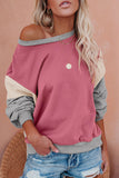 Colorblock Pullover Sweatshirt