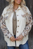 Vintage Aztec Splice Ribbed Shacket